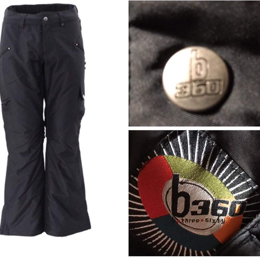 🌺B360 Ski Black Pants